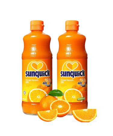 Sunquick Real Fruit Concentrate Juicer - Fruity Refreshment (Orange 2 Bottles)