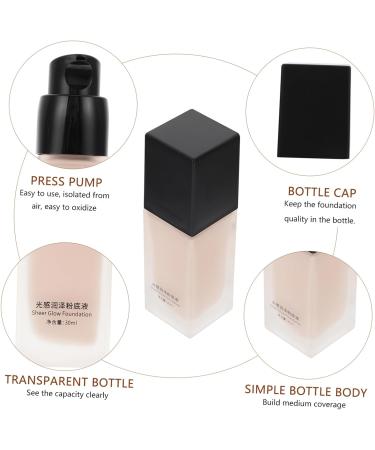 Mikinona Liquid Foundation Moisturizing Foundation Beauty Foundation Natural Finish Foundation Makeup Glass - Buy Online on SooperMarket.com