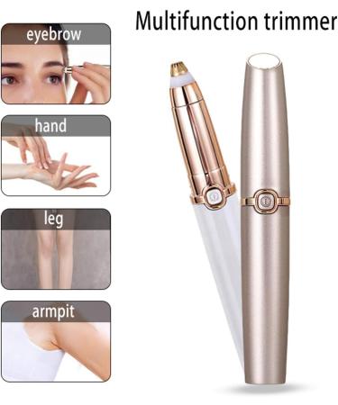 Okian Eyebrow Hair Remover Trimmer for Women - Rechargeable Face & Lips Grooming Tool - Fast International Shipping - Buy Online on SooperMarket.com