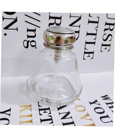 minkissy Push down Lotion Makeup Remover Dispenser Travel Bottle Nail Polish Remover Bottle Pumping Bottle Pumping Container Beauty Tool Crystal Liquid Solvent To Pump Water - Buy Online on SooperMarket.com