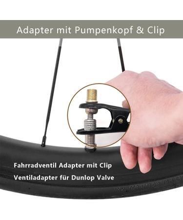 Universal Bicycle Valve Adapter Pump Head Set | Schrader Presta & Dunlop Compatible | Perfect for All Tires & Footballs - Buy Online on SooperMarket.com