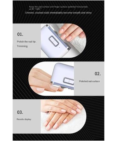 sunroot 1 Piece Automatic Electric Nail Clippers USB Rechargeable Nail Trimmer Grinder Clipper with Light for Baby Adult - Buy Online on SooperMarket.com