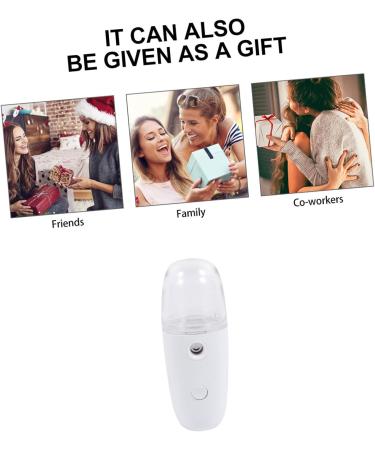 Baluue 1 Set Spray Hydrating Apparatus Mist Sprayer Face Steamer Mister Lash Facial Mister Plastic White - Buy Online on SooperMarket.com
