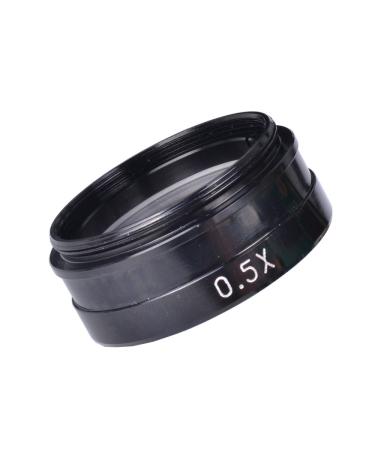 0.5X Stereo Microscope Auxiliary Barlow Lens Big Attachment Objective Lens
