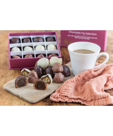 Ozerlat Belgian Chocolate Fig Selection Dark Milk & White Fruit & Nuts 230g - Buy Online on SooperMarket.com