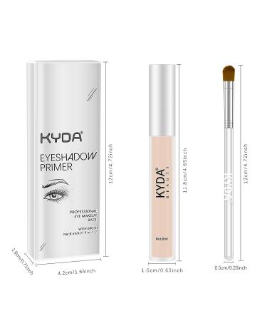 FREEORR Matte Eyeshadow Primer Set - Waterproof & Long-Lasting Eye Makeup Base - 02 Light - Buy Online on SooperMarket.com