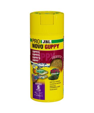 JBL PRONOVO GUPPY GRANO fish food granules click dispenser size S 250ml 250 g (1 pack)
