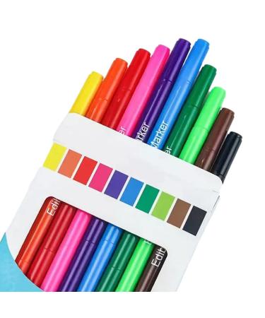 Calakono Baking Writing Pens Supplies Rainbow Dust Edible Markers Set Double-head Edible Markers 10-color Edible Pens with Edible and Safe Materials for Baking Decorating Pastries