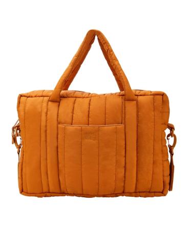 Hylat Baby Changing Bag - Quilted Bag for Diapers and Kids' Things - Ideal for Parents - Brown