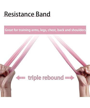 PROIRON Latex-Free Resistance Bands for Strength Training Yoga Pilates - Light/Medium/Heavy f-Pink/1.5m/15lb - Buy Online on SooperMarket.com