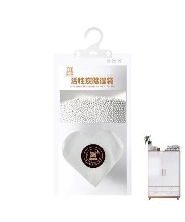 Teksome Moisture bags for cupboard hanging moisture remover for closet-130 g/pack dehumidification drying agent bag control packs absorb water Heart-shaped 130g1 pocket
