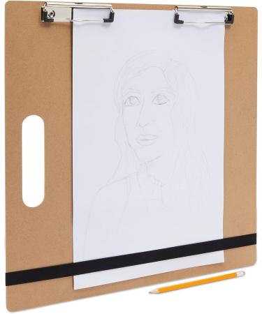 Artist Sketch Board with Double Clips - 18x18 Inch (2 Pack) for Art Classroom, Studio & Field - Buy Online on SooperMarket.com
