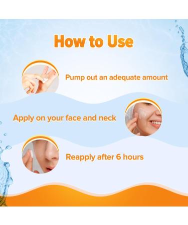 Glow+ Dewy Face Sunscreen SPF 50+ | Blue Light Protection No White Cast | Glowing Skin with Papaya & Vitamin C | 2.82 Oz - Shop Now - Buy Online on SooperMarket.com