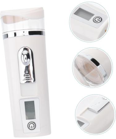 BELLIFFY Hydrating Instrument Portable Humidifer Hand Held Steamer Skin Care Tools Room Humidifier White Abs - Buy Online on SooperMarket.com