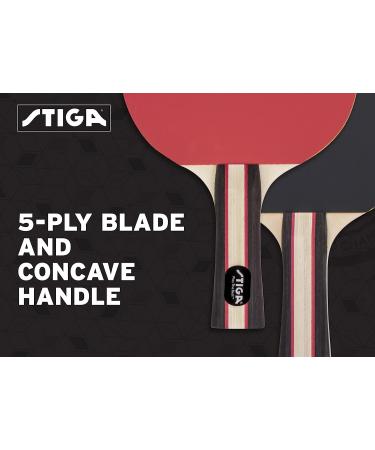 STIGA Performance 4 Player Ping Pong Paddle Set with 6 3 Star Orange and White Balls - Buy Online on SooperMarket.com
