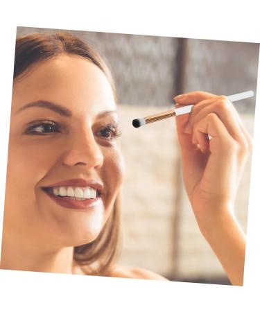 Baluue 10pcs Makeup Brush Makeup Eyeshadow Brush Eye for Makeup Concealer Brush Wooden Handle White - Buy Online on SooperMarket.com