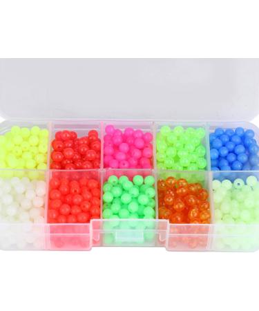 Tomotato 1000 Pcs Round Plastic Fishing Beads - Premium Bait Tackle Set for Outdoor Fishing - Fast International Shipping - Buy Online on SooperMarket.com