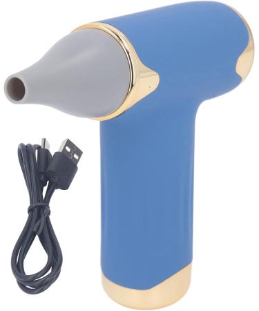 High Speed Design Electric Hair Dryer Bladeless Handheld Dust Blower Portable Mini Fan for Camping Various Pets (Blue) - Buy Online on SooperMarket.com