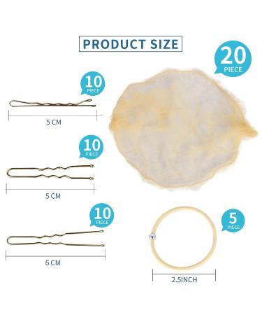 55PCS Blonde WeKen Hair Nets for Buns - Invisible Hairnets for Women, Perfect for Dance & Ballet - Buy Online on SooperMarket.com