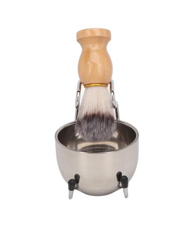 Men's Shaving Brush Set | Beard Brush Metal Holder & Soap Dish | Premium Grooming Essentials - Buy Online on SooperMarket.com