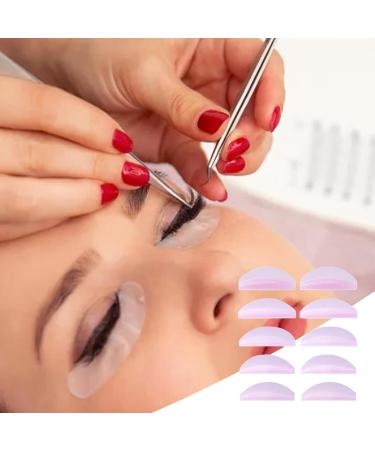 Teksome Eyelash Holder Pads 5 Pairs Lower Pads for Lash Lifting Reusable Under Eye Lash Lift Pad Reusable Lash Lift Supplies Skin-Friendly - Buy Online on SooperMarket.com
