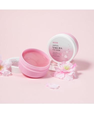 Eye Mask JAPAN SAKURA - 100pcs Nourishing Eye Patches for Puffy Eyes Dark Circles & Under Eye Bags - Buy Online on SooperMarket.com