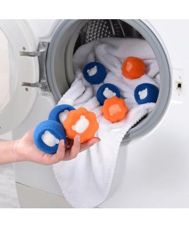 6-Pack Laundry Ball decontamination Hair Clip Hair Remover Clothes Filter Ball Reusable Cleaning Ball Cleaning Hair Adhesive 6blue - Buy Online on SooperMarket.com