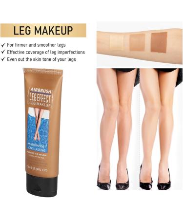 118ml Airbrush Legs Lotion Leg Makeup for Wedding Parties - Cover Leg Blemishes and Uneven Skin Tone (3#) - Buy Online on SooperMarket.com