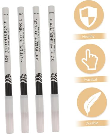 Mikinona 12pcs Lying Silkworm Eyeliner Eyeshadow Pencil Sparkle Highlighters Highlighter Pens Gels Wood White - Buy Online on SooperMarket.com