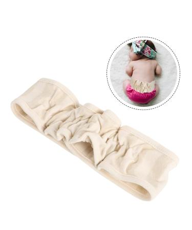 VICASKY Diaper Belt & Umbilical Cord Clamp - Pure Cotton Belly Button Band for Hernia Support | Light Green - Buy Online on SooperMarket.com