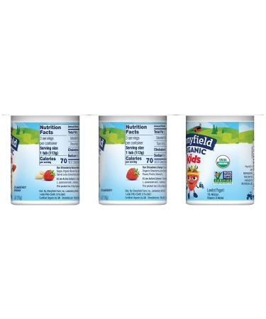 Stonyfield Organic Kids Strawberry & Strawberry Banana Yogurt Cups Variety Pack - 6 Ct, 4 oz Each - Buy Online on SooperMarket.com