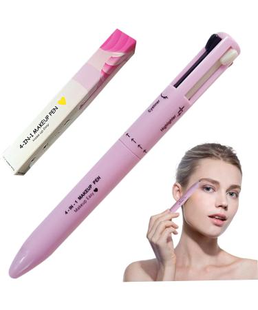 4 in 1 Makeup Pen Multifunctional Makeup Pencil from Eyeliner Lip Liner Brow Pencil And Highlighter Easy-to-Apply & Compact Makeup Accessories Style 3 - Buy Online on SooperMarket.com