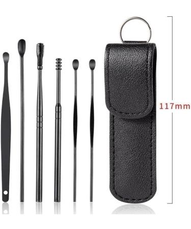 6pcs Ear Cleaner Wax Removal Tool Earpick Sticks Earwax Curette Care Picking Cleaning Ear Wax Health Care Ear Spoon Remover Pick - Buy Online on SooperMarket.com