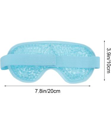 SOIMISS Sky-Blue Sleep Eye Mask | Hot Cold Compress Pack for Puffy Eyes, Headaches, Migraines | Women Men | Sinus & Tension Relief - Buy Online on SooperMarket.com