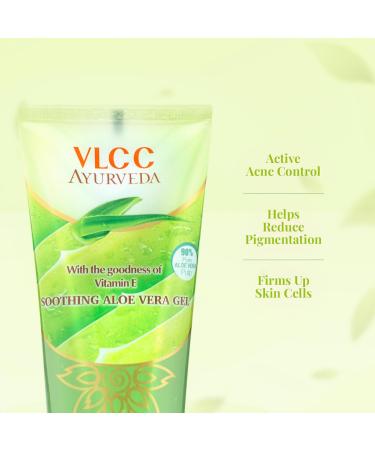 Buy VLCC Ayurveda Soothing Aloe Vera Gel 100g (Pack of 4) - Natural Skincare for Hydration & Healing | International Shipping - Buy Online on SooperMarket.com