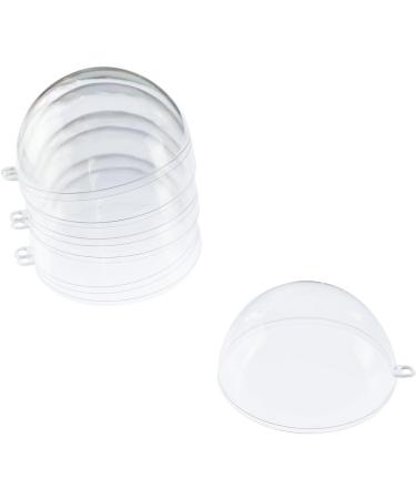 Clear Acrylic Bath Bomb Mold Shells - 80mm 12 Pack Kit by Super Z Outlet - Buy Online on SooperMarket.com