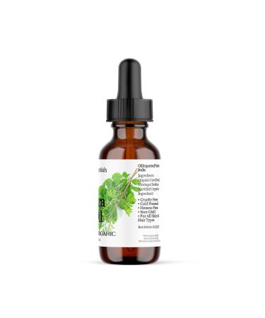 Sweet Essentials Organic Virgin Moringa Seed Oil 2oz | 100% Pure Cold-Pressed | Natural Moisturizer for Skin Hair & Face | Imported from India - Buy Online on SooperMarket.com