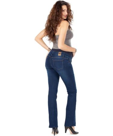 MAMAJEANS Torino Bootcut Maternity Jeans | Stretch Denim Flared | Made in Italy | UK 10 - Dark Blue - Buy Online on SooperMarket.com