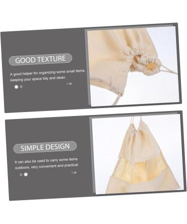 BELLIFFY Hair Dryer Storage Bag Drawstring Bags Multi-use Bag Travel Supplies Cosmetic Bags Storage Organizers Portable Bags Creative Storage Bag Hair Blower Bag Hair Dryer Organizers 32x28x0.6cm Beige - Buy Online on SooperMarket.com