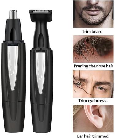 TEMKIN 2-in-1 Electric Nose Hair Trimmer & Facial Hair Shaver - USB Rechargeable Ear Hair & Eyebrow Trimmer Tool for Precision Grooming - Buy Online on SooperMarket.com