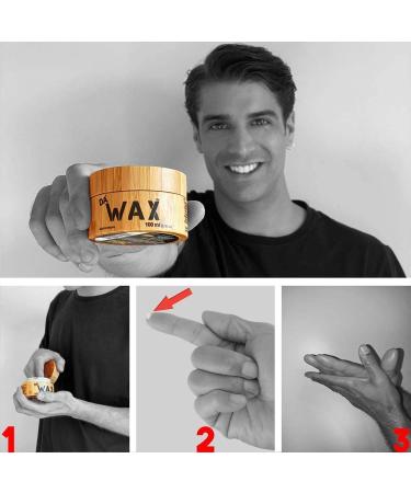 Da Dude Da Wax - High Hold Hair Cream for Men in Unique Wooden Jar | Gift Bag Included - Buy Online on SooperMarket.com