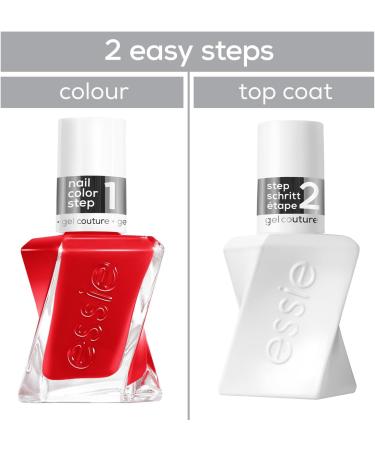 Essie Gel-Like Nail Polish Lasts Up To 15 Days With Flex.e Gel Technology No Chipping Glass-Like Shine Vegan Formula Gel Couture Shiny Top Coat 13.5 ml Gel Top Coat - Buy Online on SooperMarket.com