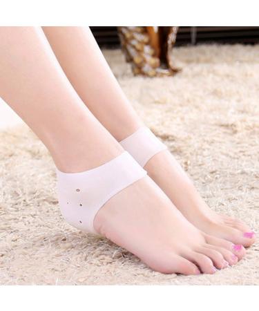 Silicone Heel Protection Sleeves & Gel Insoles for Plantar Fasciitis - Moisturizing Foot Socks for High Heels - Buy Online on SooperMarket.com