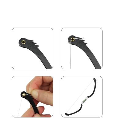 Guapa Eyebrow Marker Ruler & Leveler | Brow Mapping Tool Kit with Bow & String | Mapping Thread for Shaped Brows | Permanent Makeup & Tattoo | Black - Buy Online on SooperMarket.com