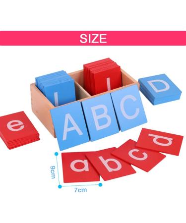 Buy Woorea Montessori Sandpaper Letters - Educational Toys for 3 Year Olds | Early Learning Montessori Toys for Kids - Buy Online on SooperMarket.com