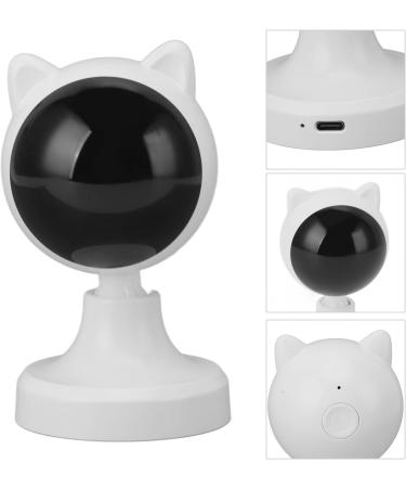 Cat Toy Interactive Automatic USB Motion Activated Laser Toy for Indoor Cats Dogs Kitten Kitty Fast and Slow Pattern 1200mAh Battery Silent Pet Laser Pointer Toy - Buy Online on SooperMarket.com