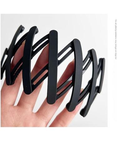 Lesunbak Retractable Pocket Headband | Anti-Slip Retractable Multifunctional Hairband | Portable Hair Decor for Facial Clean Makeup - Buy Online on SooperMarket.com
