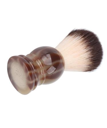Premium Men's Shaving Brush with Resin Grip | Portable & Stylish Beard Rasier Brush for Facial Care at Home & Travel - Buy Online on SooperMarket.com