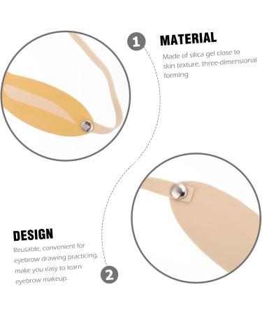 Angoily 70 Pcs Eyebrow Practice Skin Eye Brow Pen Fake Skin Artificial Skin Practice Tools Water Proof - Buy Online on SooperMarket.com