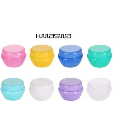 HINNASWA Travel Containers Set for Toiletries & Cosmetics - Pink/Green/Blue/White/Yellow/Purple - Buy Online on SooperMarket.com